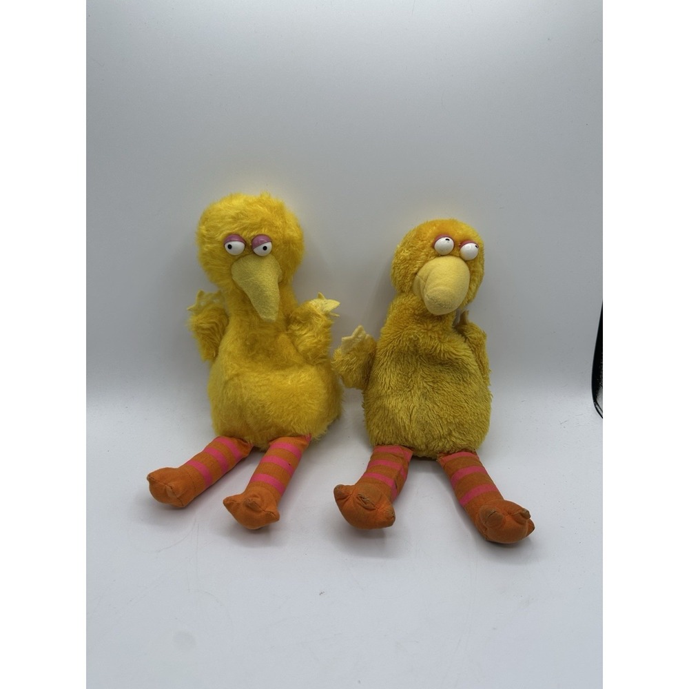 VTG Knickerbocker Big Bird Plush Stuffed Animal Sesame Street CTW